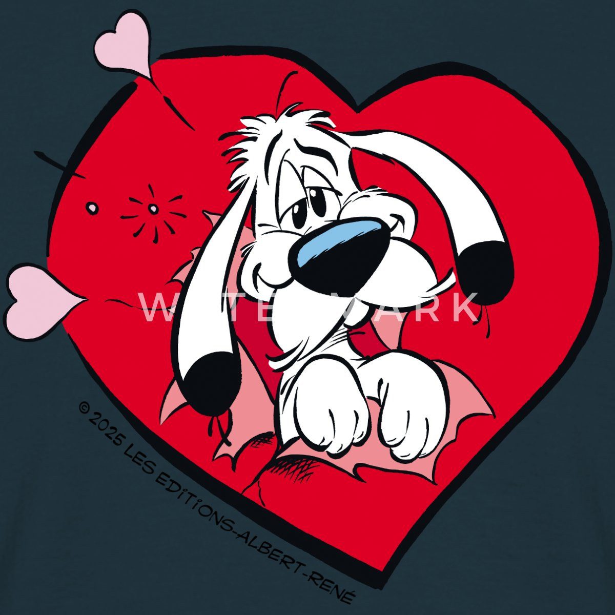 Spreadshirt T-Shirt Asterix & Obelix Idefix Ist Verliebt Männer T-Shirt (1-tlg)