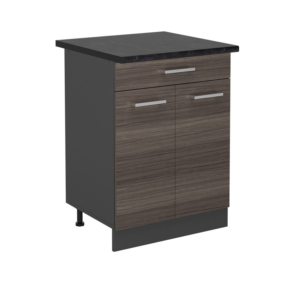 Vicco Unterschrank R-Line, Edelgrau/Anthrazit, 60 cm, günstig online kaufen