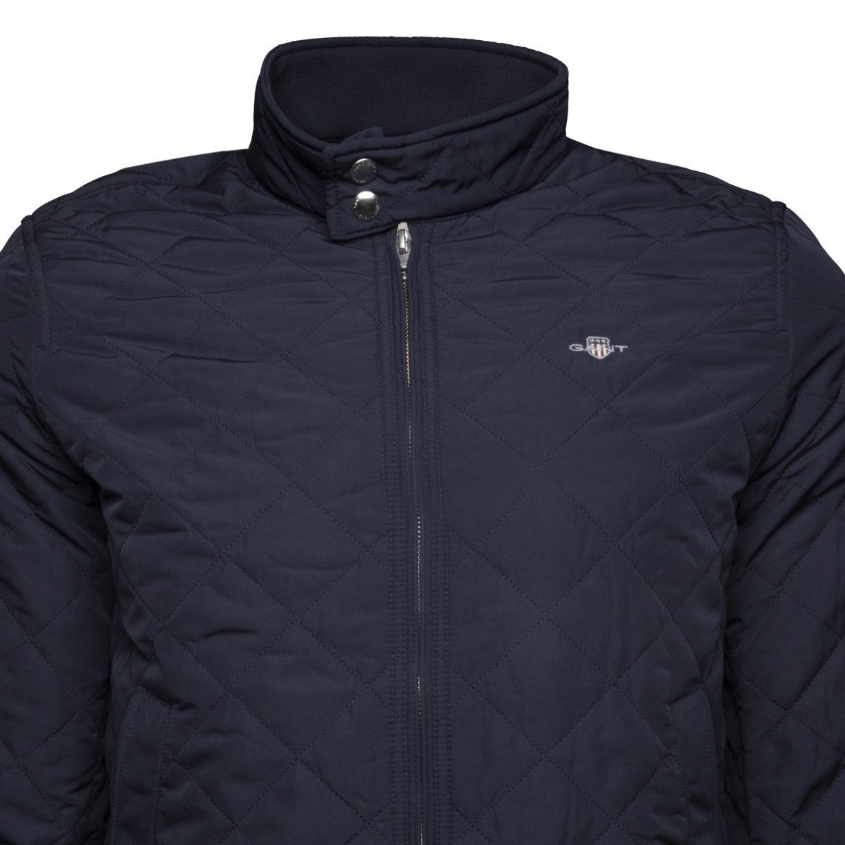 Gant Windbreaker Quilted Herren Regenjacke, Übergangsjacke, Windjacke, Outdoorjacke, Funktionsjacke