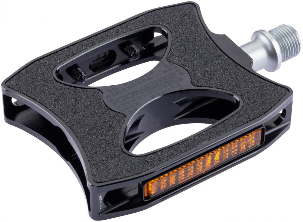 Contec Plattformpedale Contec Quick Ace Pedale schwarz  Rutschfestes Aluminium-Design, hochw