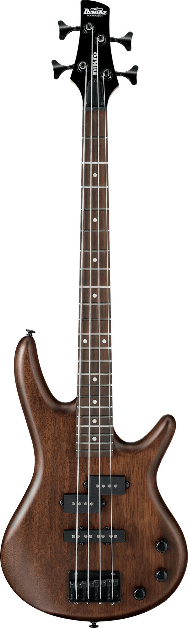 Ibanez E-Bass Ibanez GSRM20B-WNF Walnut Flat Starter Set, Short-Scale, E-Bass Anfänger-Set, 8-St.