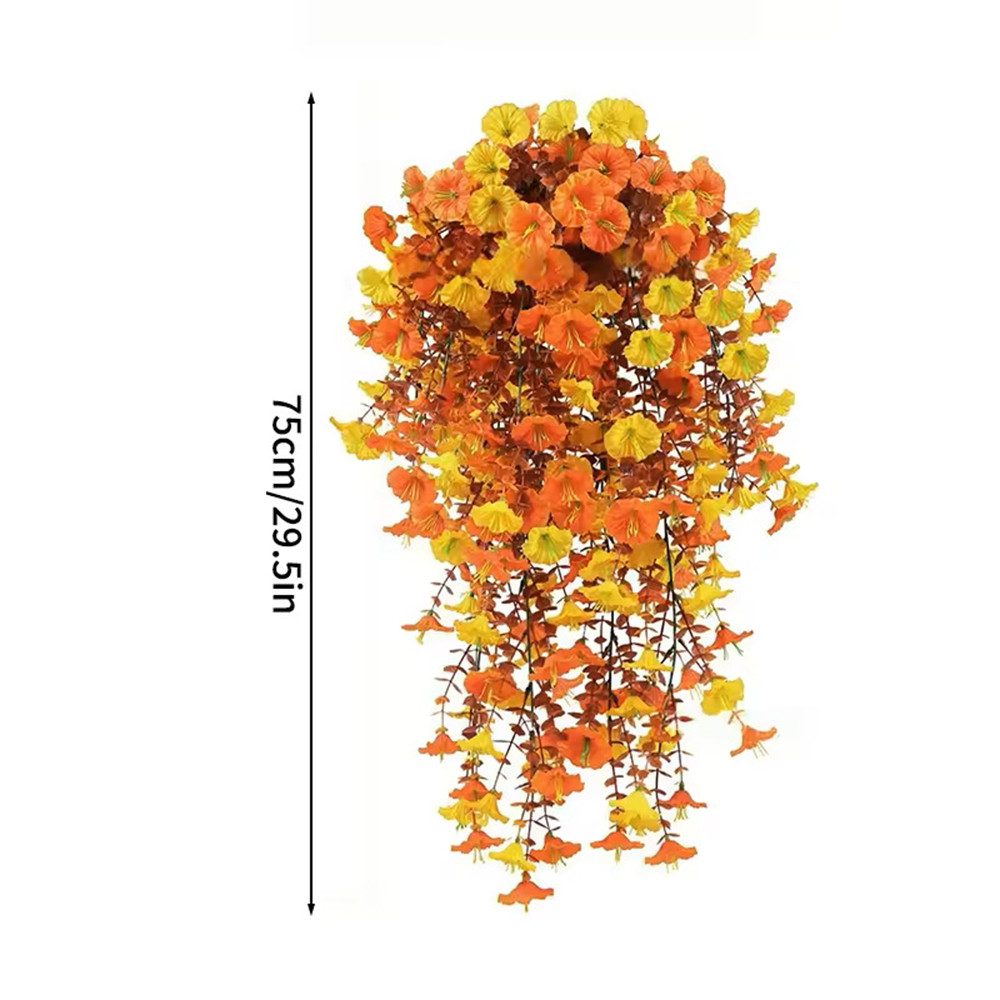 Kunstblumenstrauß 2 Stück Künstlich Hängende Blumen, Kunstblumen Veilchen Hängend, Minicloss