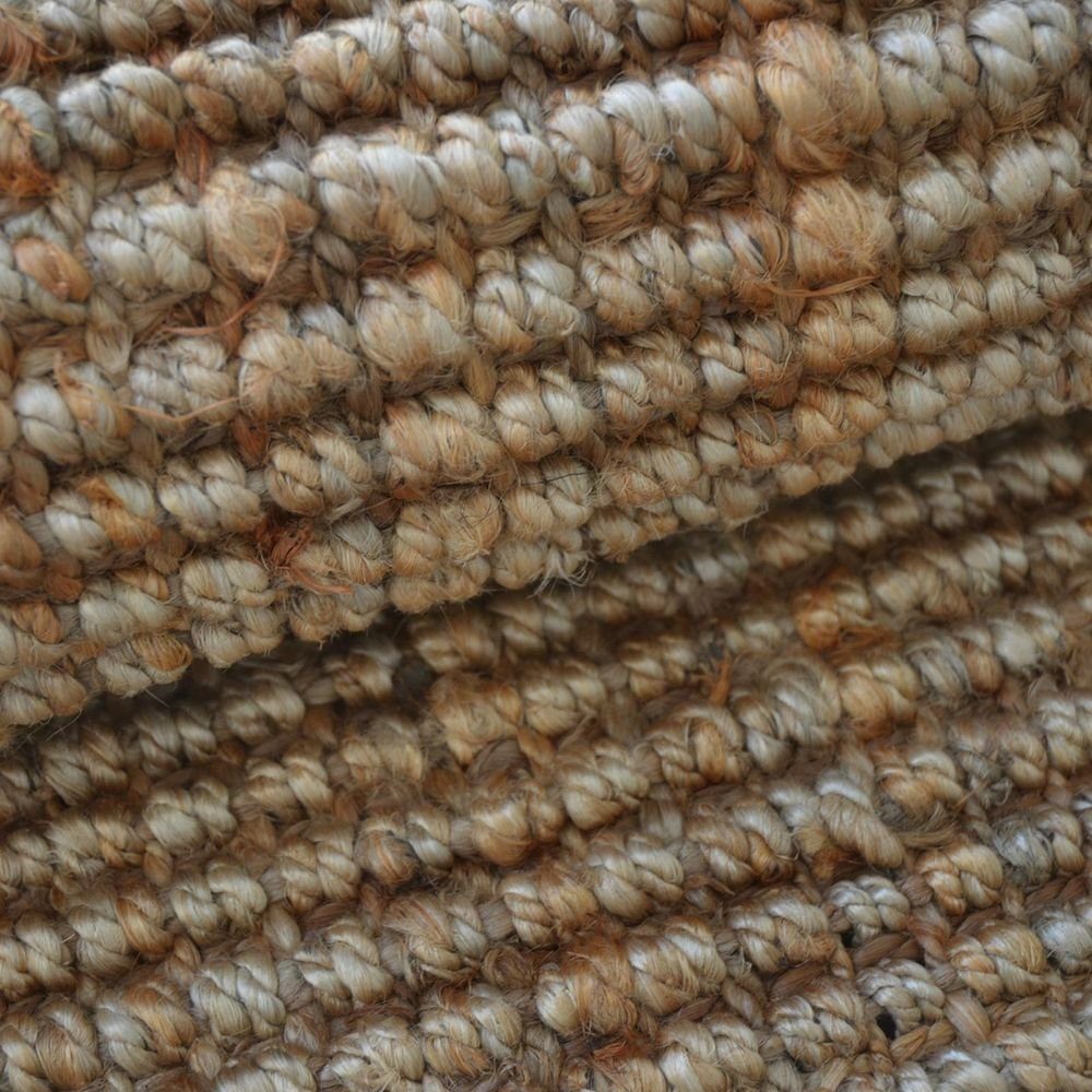 Kubus Teppich Jute Matici, rechteckig, 100 % Jute