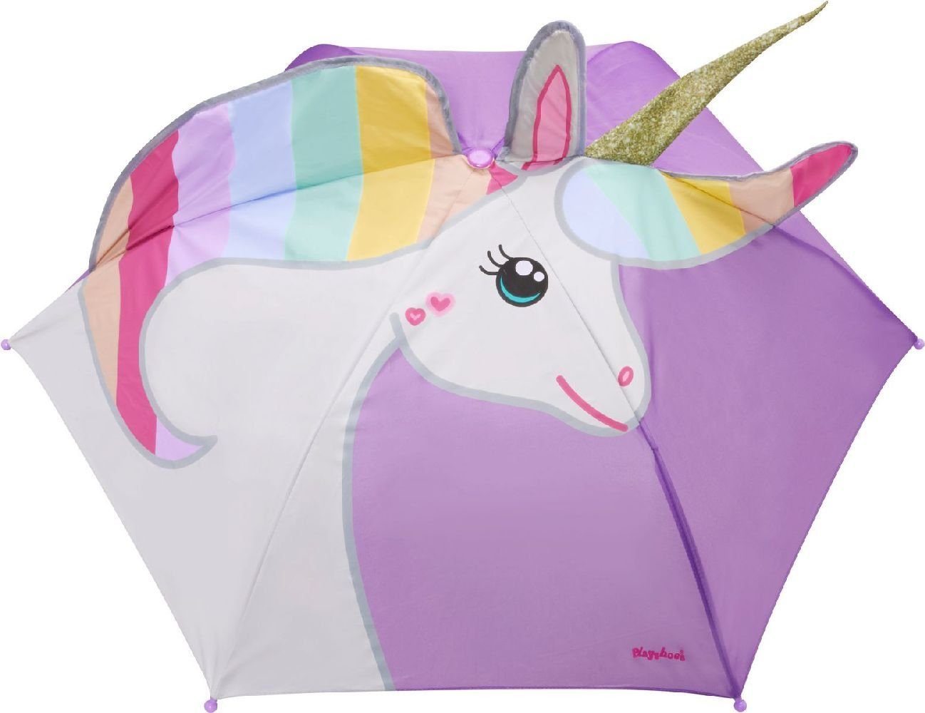 Playshoes Stockregenschirm Regenschirm Einhorn