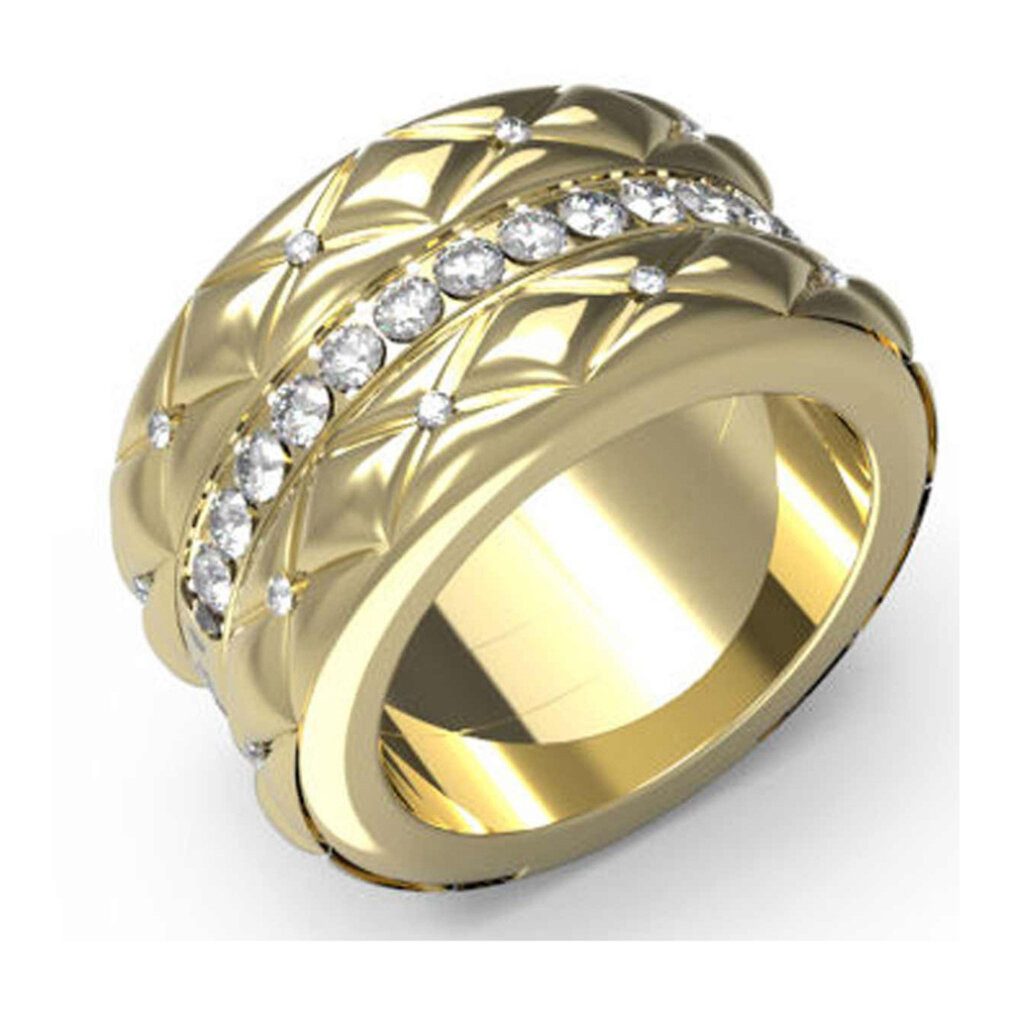 Guess Fingerring Modischer vergoldeter Ring Stylish günstig online kaufen