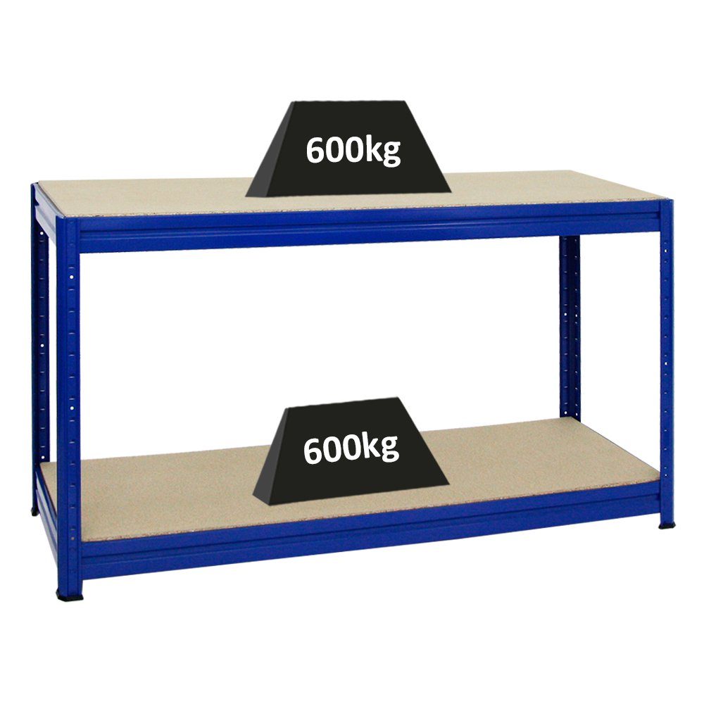 PROREGAL® Werkbank Höhenverstellbare Werkbank DINO, HxBxT 90x120-160x60cm, Grau