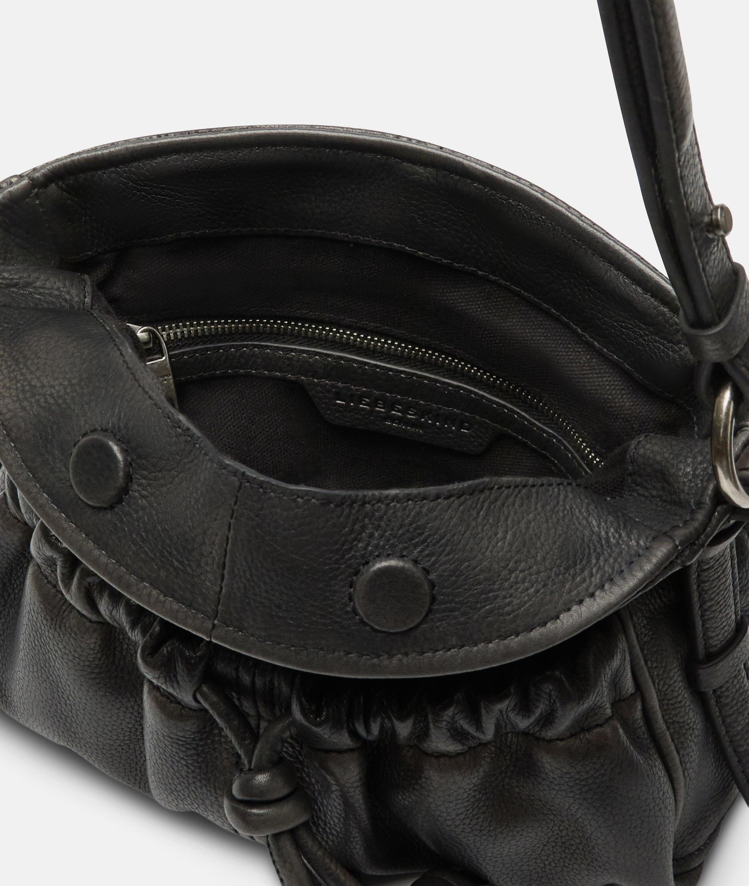 Liebeskind Berlin Umhängetasche Elya Crossbody XS, Kleine Umhängetasche mit Vintage-Effekt