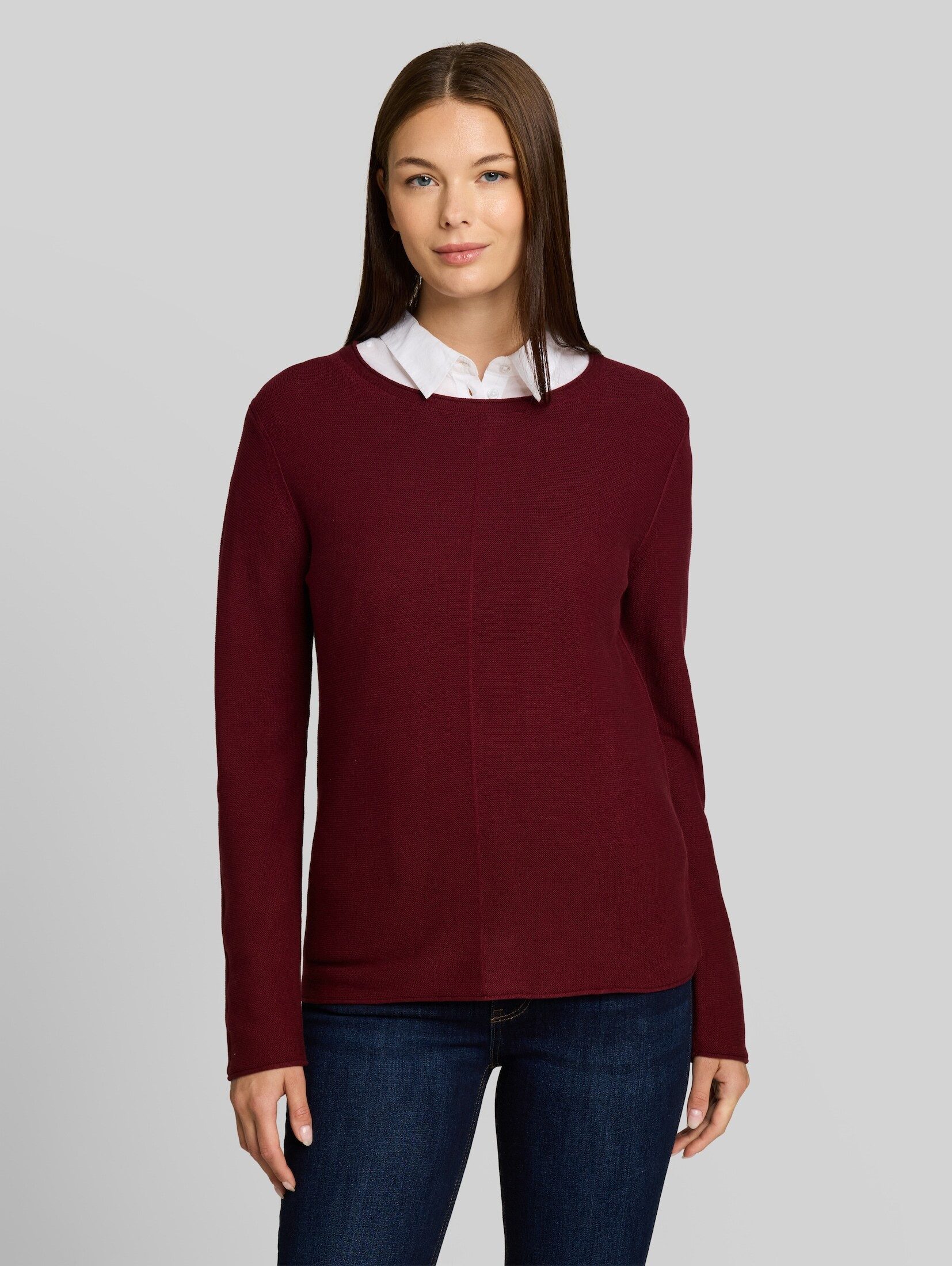 TOM TAILOR Strickpullover Pullover & Strickjacken Strickpullover aus Baumwolle