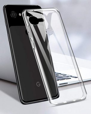 König Design Handyhülle Google Pixel 3a, Google Pixel 3a Handyhülle Ultra Dünn Bumper Backcover Transparent