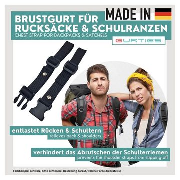 GURTIES Schulranzen Brustgurt zum Nachrüsten für Rucksack, Kinderrucksack, Schulranzen