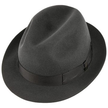 Borsalino Trilby (1-St) Fedora mit Ripsband, Made in Italy