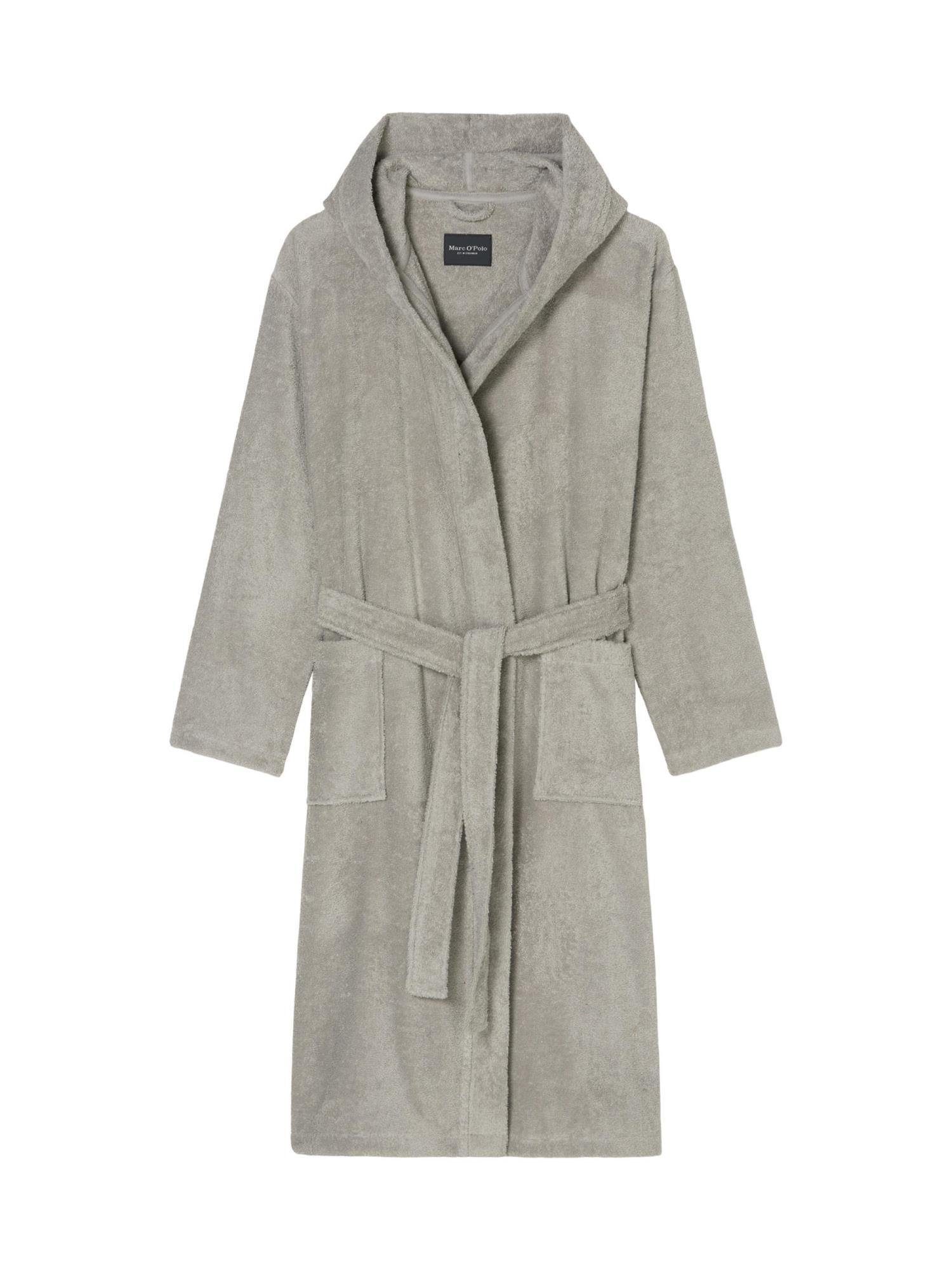 Marc O'Polo Home Herrenbademantel Timeless Men, Langform, Baumwolle, Kapuze günstig online kaufen