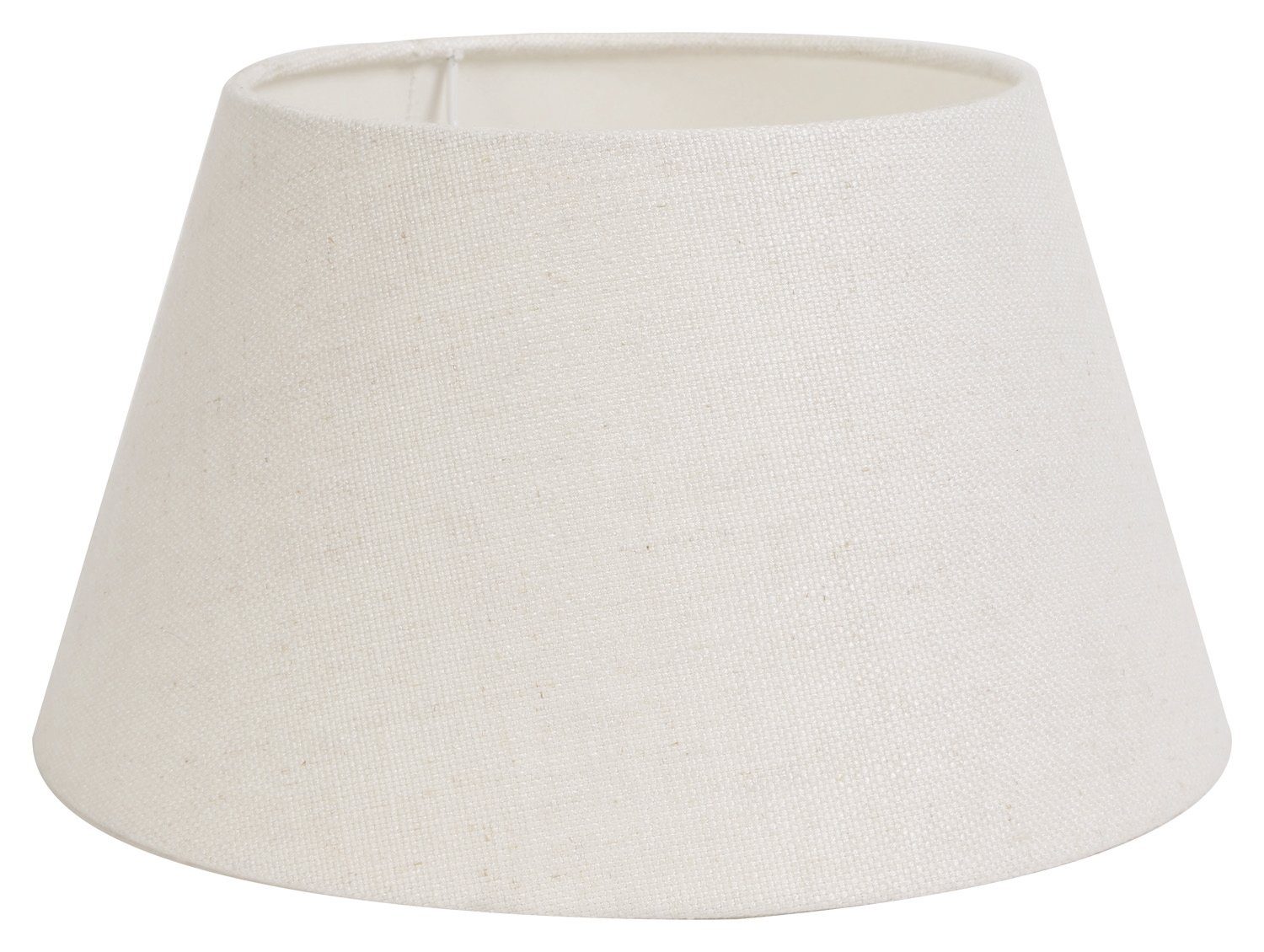 Light & Living Лампыschirm LIVIGNO, Ø 30 cm, Cremeweiß, Stoff, PVC, Metallhalterung