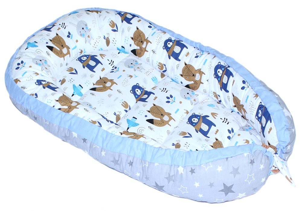 Primawela Bettnestchen Baby Nestchen Kokon Kuschelnest Baumwolle