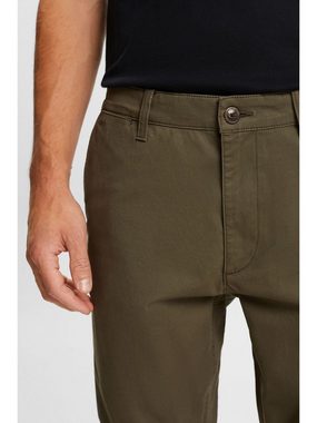 Esprit Chinohose Schmal geschnittene Chino aus Baumwolltwill