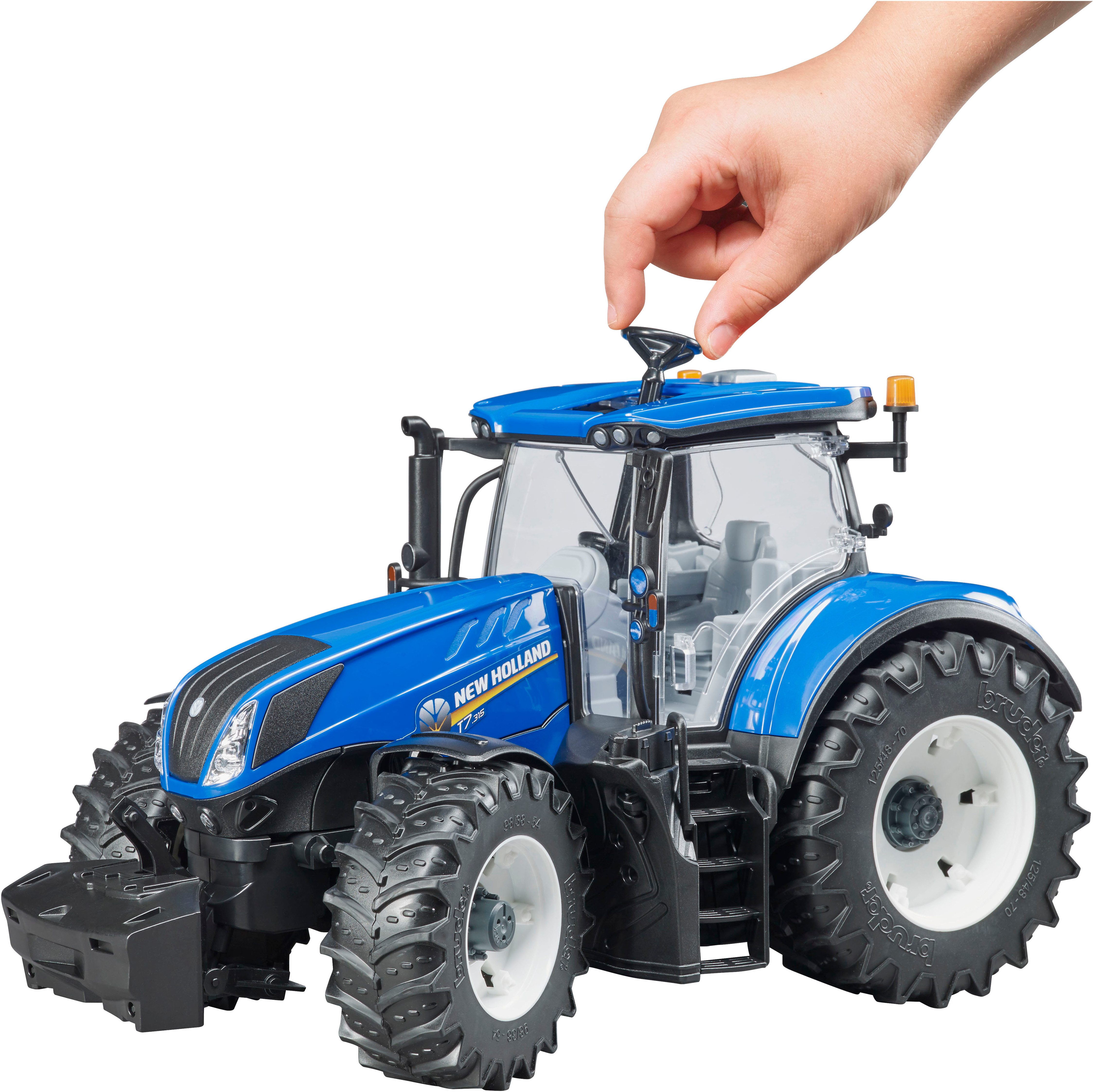 Bruder® Toy Tractor New Holland T7.315 34 cm (03120), Made in Europe