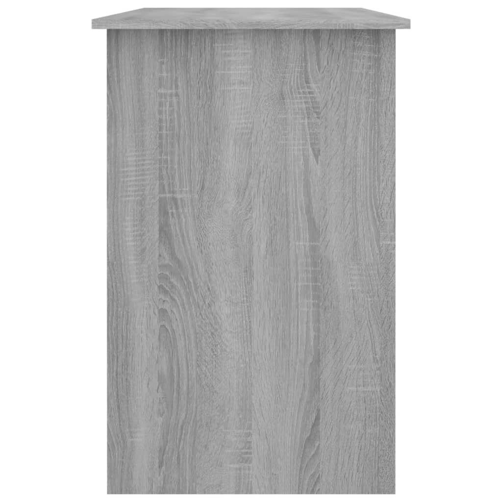 furnicato Schreibtisch Grau Sonoma 100x50x76 cm Holzwerkstoff