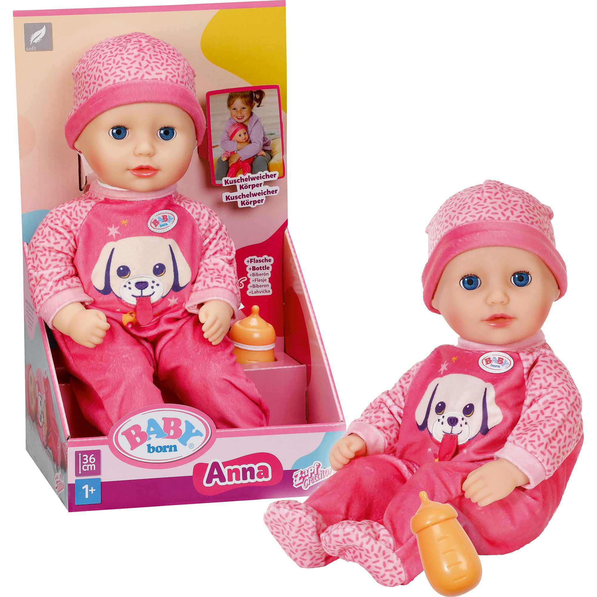 Zapf Creation® Babypuppe ZAPF Creation BABY born® Anna Pink 36cm, Puppe