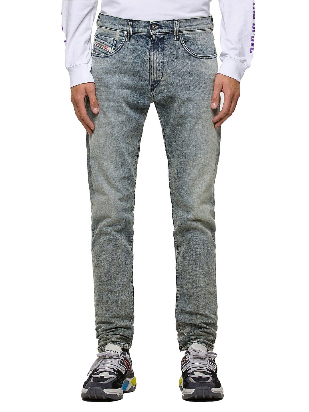 Länge:32 Hose 009NL - Stretch - D-Strukt Diesel Slim-fit-Jeans