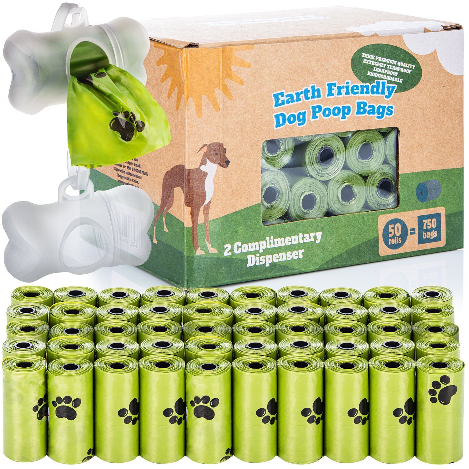 all Pets United Hunde-Geschirr Hundekotbeutel, Kompostierbare Kotbeutel, Bi günstig online kaufen