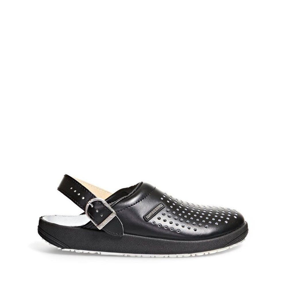 Abeba Rubber Medizinische Clog Perforiert – Leder Src Sanitätsclog Berufsschuh