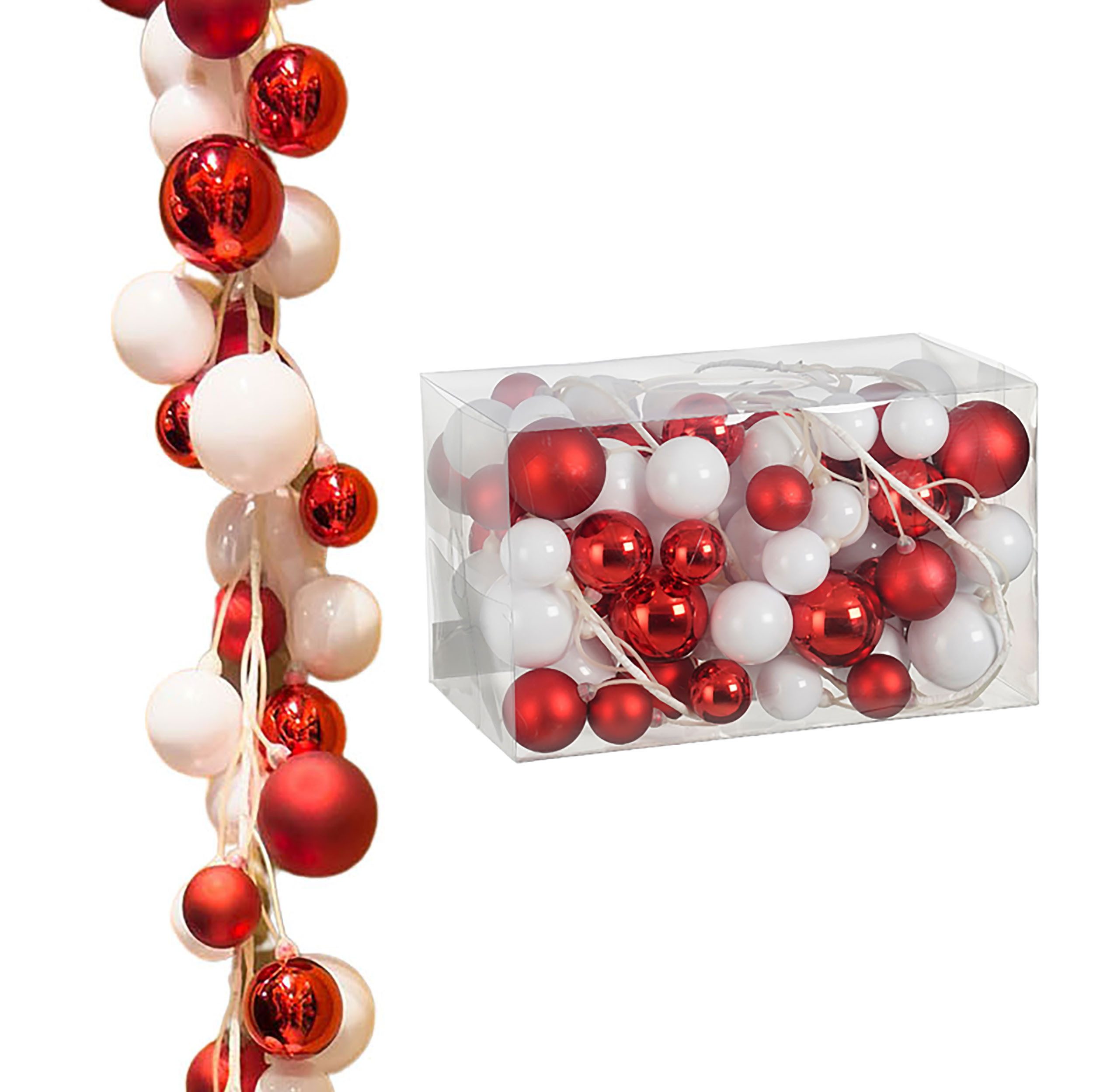 Annastore Гирлянда декоративная Новогодние шарыgirlande - Girlande Weihnachten aus Kunststoff, Wetterfest