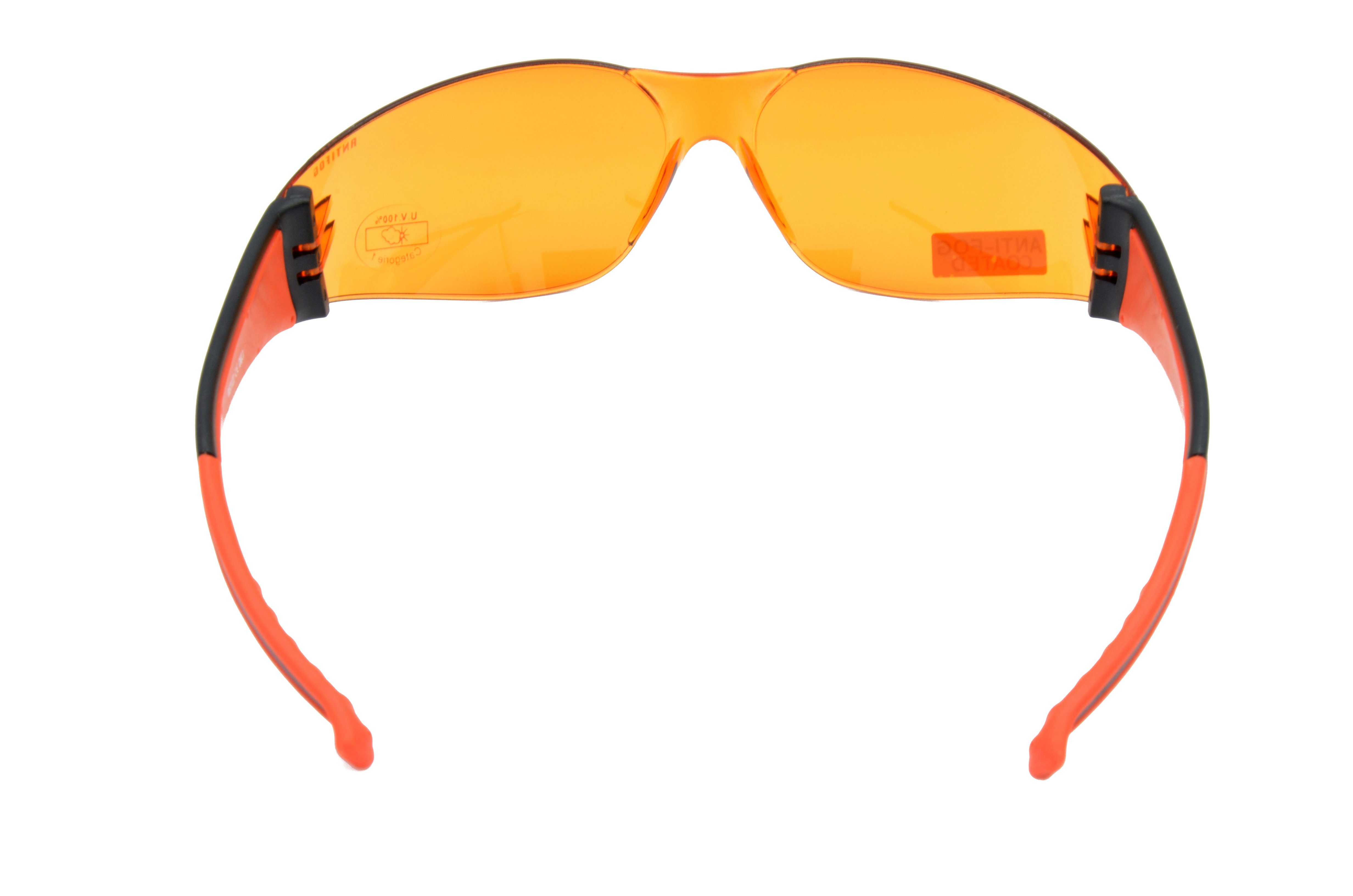 Gamswild Sportbrille WS7122 Skibrille orange, Herren Sonnenbrille grau, Fahrradbrille ANTIFOG Damen Unisex, brau