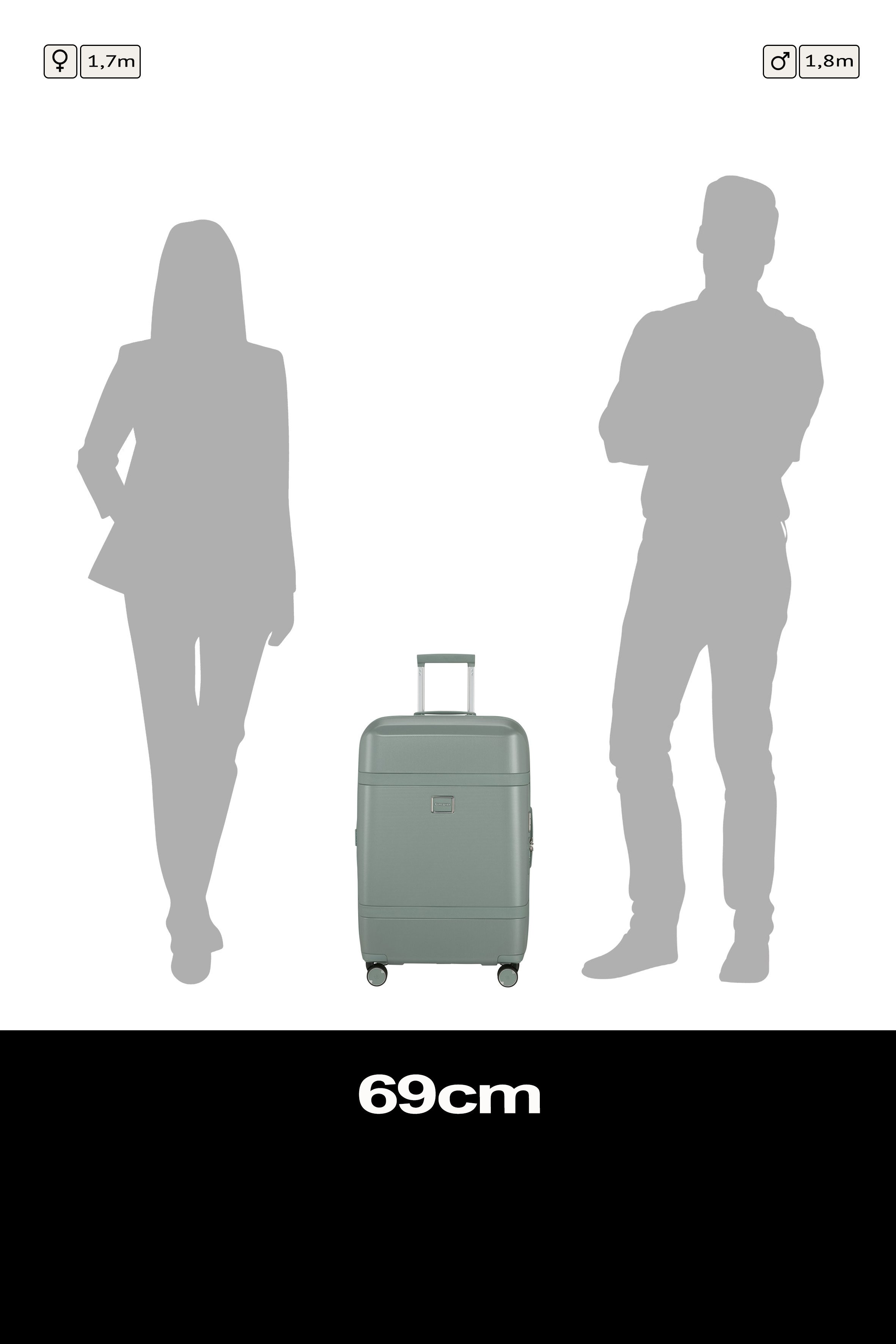 Samsonite Hartschalen-Trolley IMAGE, 4 Rollen, mit Teleskopgriff und Soft-Touch-Tragegriff, mit Premium-Nassbeutel