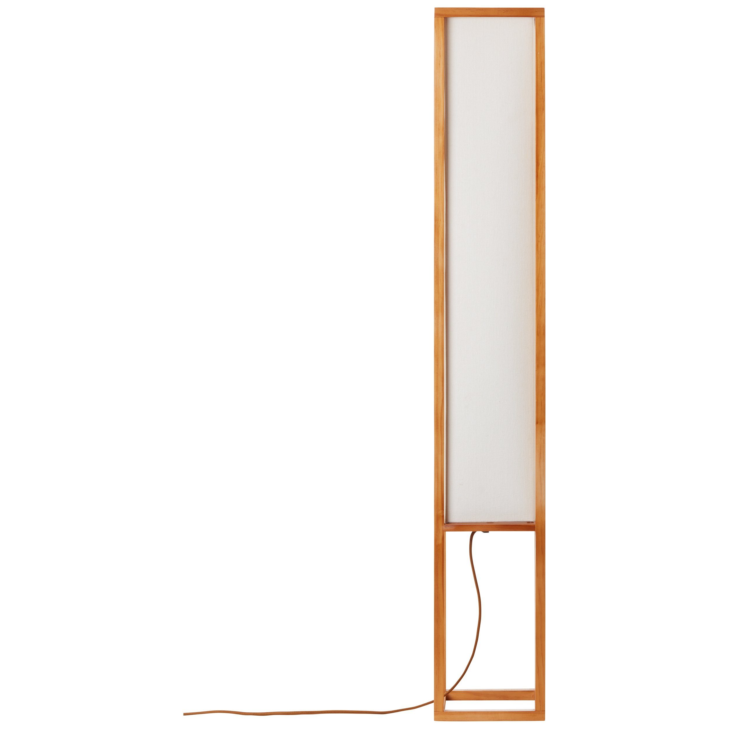Lightbox Stehlampe, ohne Leuchtmittel, dekorative cm Akzenten, Holz/Stoff E27 mit Stehlampe 2 x Höhe, 120