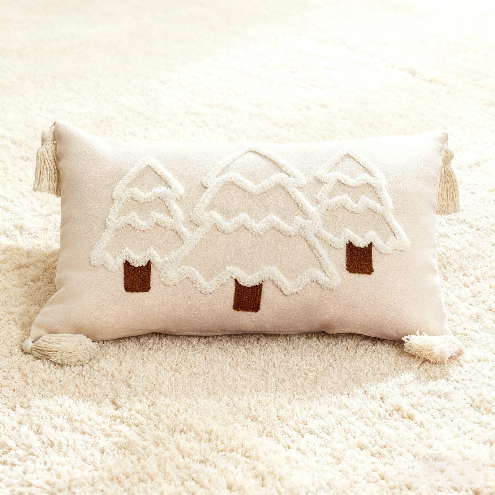 MODFU Kissenbezüge Weihnachtskissenbezug Weicher Dekokissenbezug Sofa-Deko günstig online kaufen