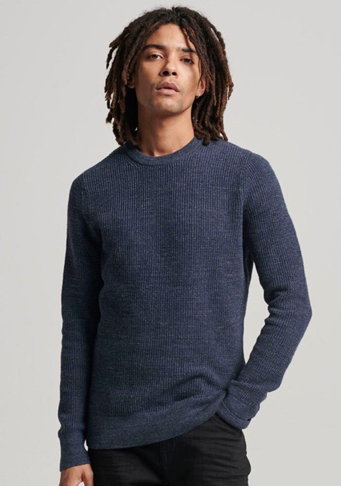 Superdry Strickpullover TEXTURED CREW KNIT JUMPER