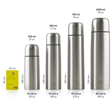 Blumtal Thermoflasche Eifel - auslaufsicherer Trinkbecher, für unterwegs, stundenlange Isolation von warmen Getränken