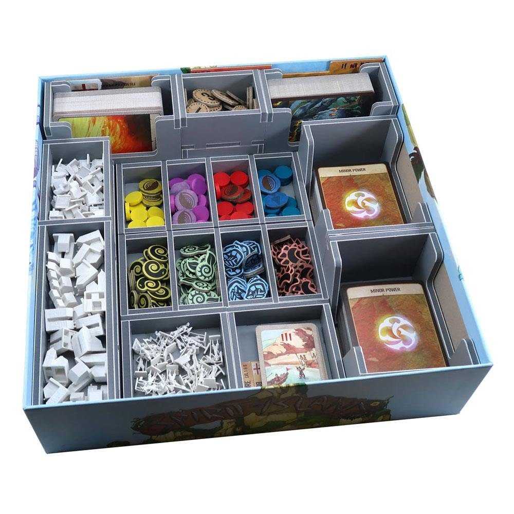 Folded Space Spiel Insert V2 für Spirit Island oder Jagged Earth