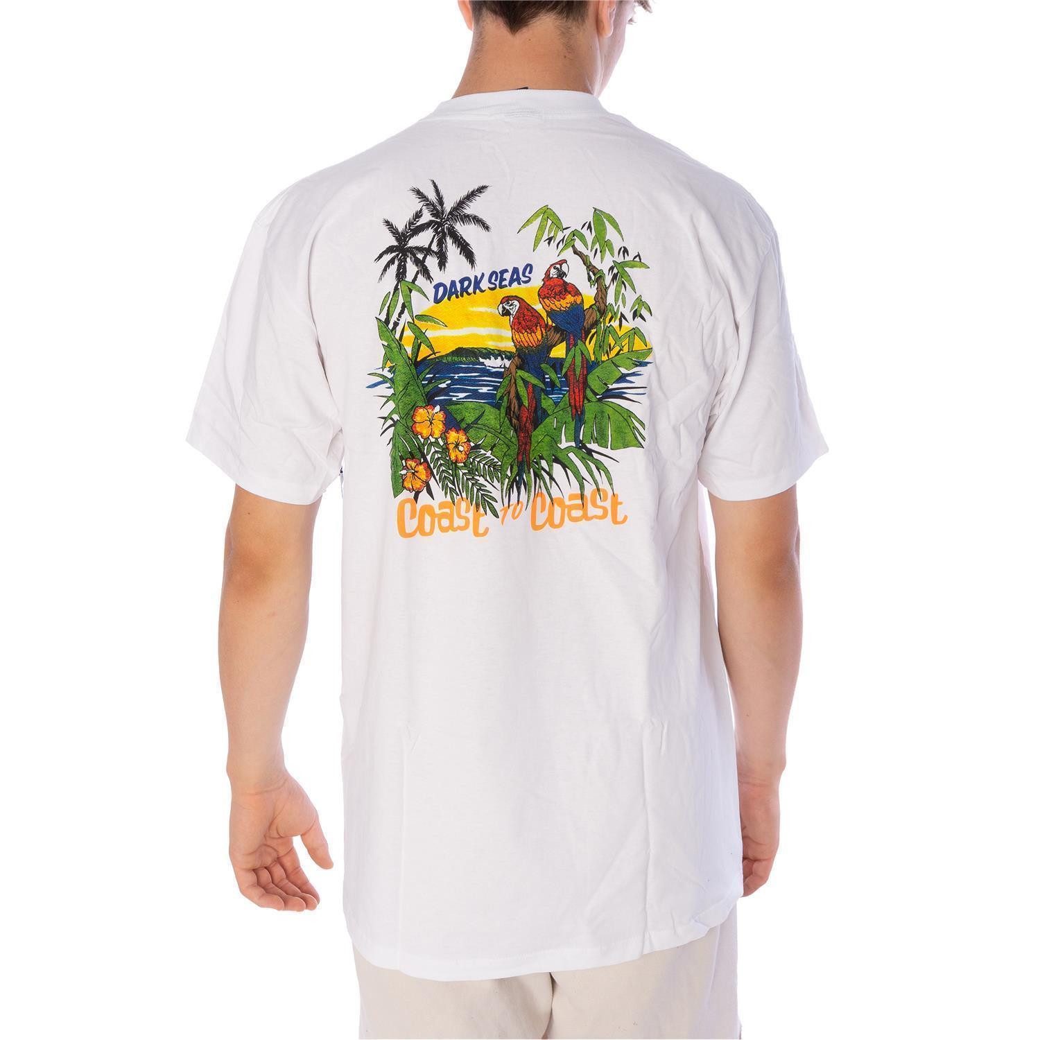 DARK SEAS DIVISION T-Shirt T-Shirt Dark Seas Birdlands (1-tlg) Großer "Dark Seas" Logo-Print auf der Rückseite