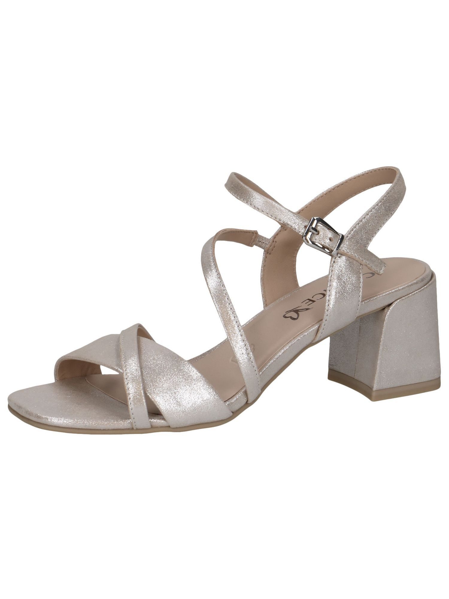 Caprice CAP Antishokk, CAP Memotion aus Leder Trapezabsatz Sandalette CAP Antishokk