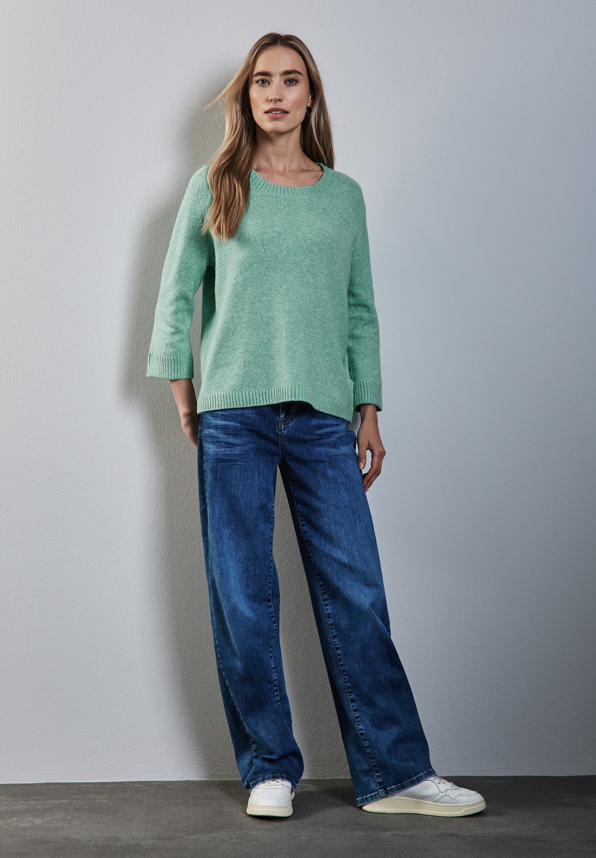 STREET ONE Strickpullover mit 3/4-Ärmeln