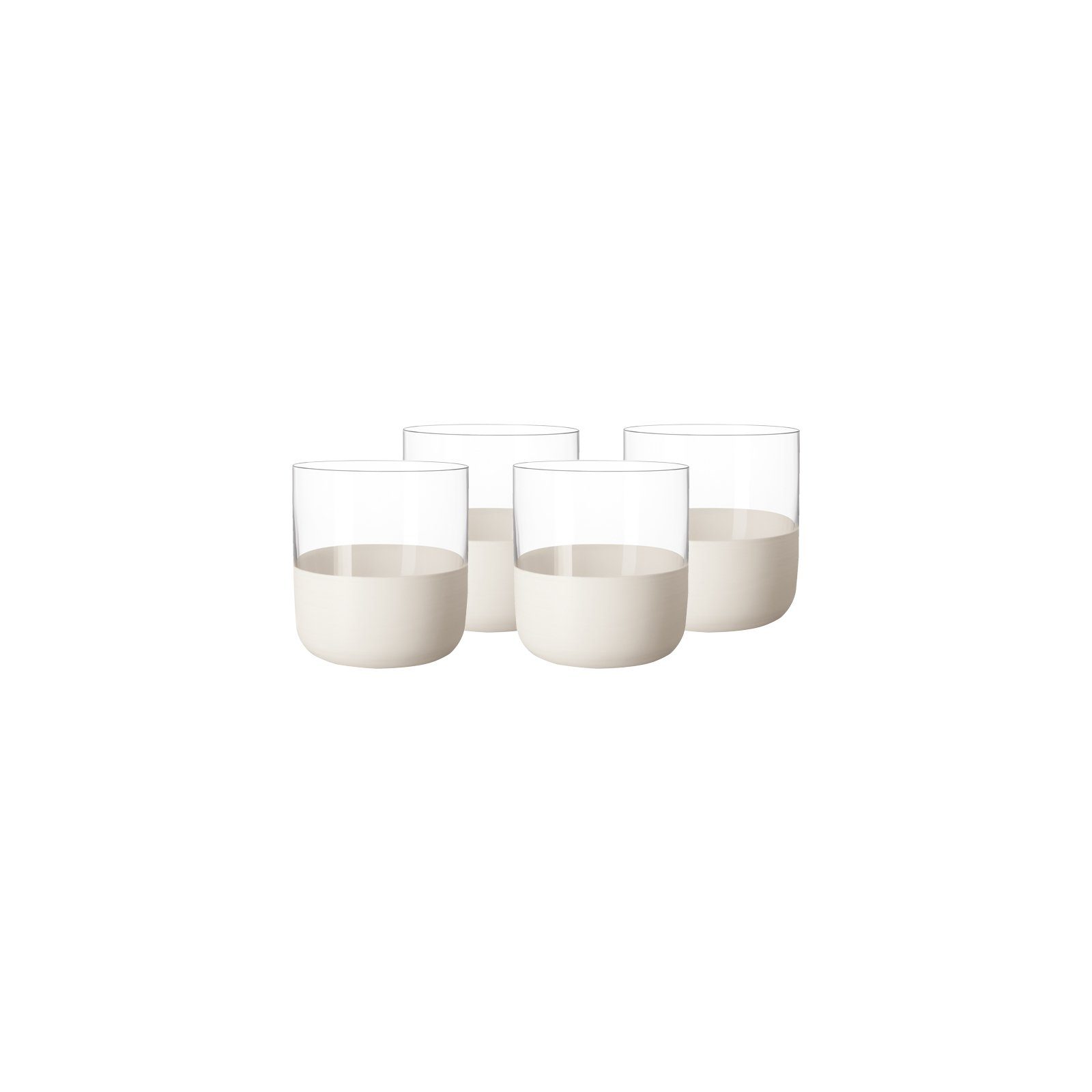 Villeroy & Boch Schnapsglas Manufacture Rock Shotgläser 80 ml 4er Set, Glas