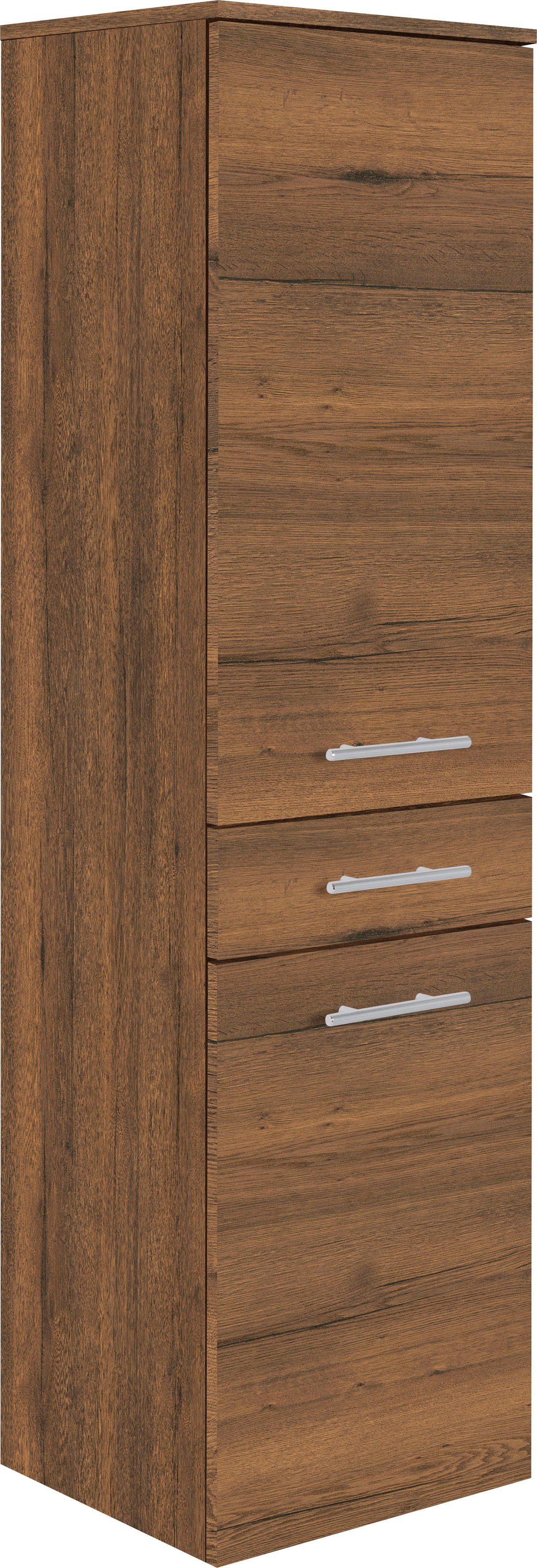 MARLIN Midischrank 3040, Breite 40 cm Eiche Struktur braun | Eiche Struktur braun