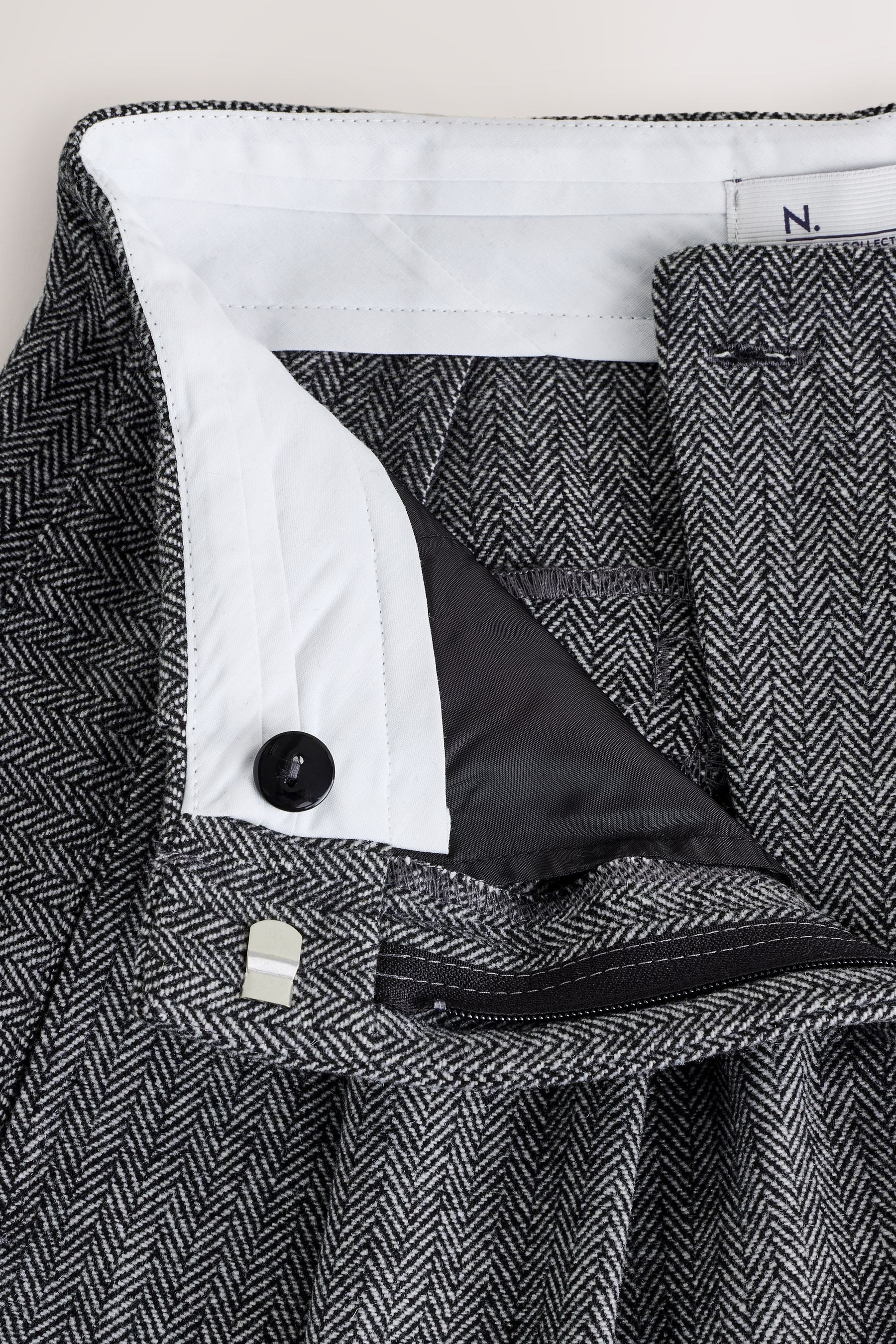 Next Culotte N. Premium Hosenrock mit Fischgrätmuster und Wolle (1-tlg) günstig online kaufen