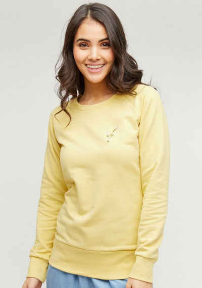 MAZINE Sweatshirt »Marla« femininer Sweater mit kleiner Stickerei