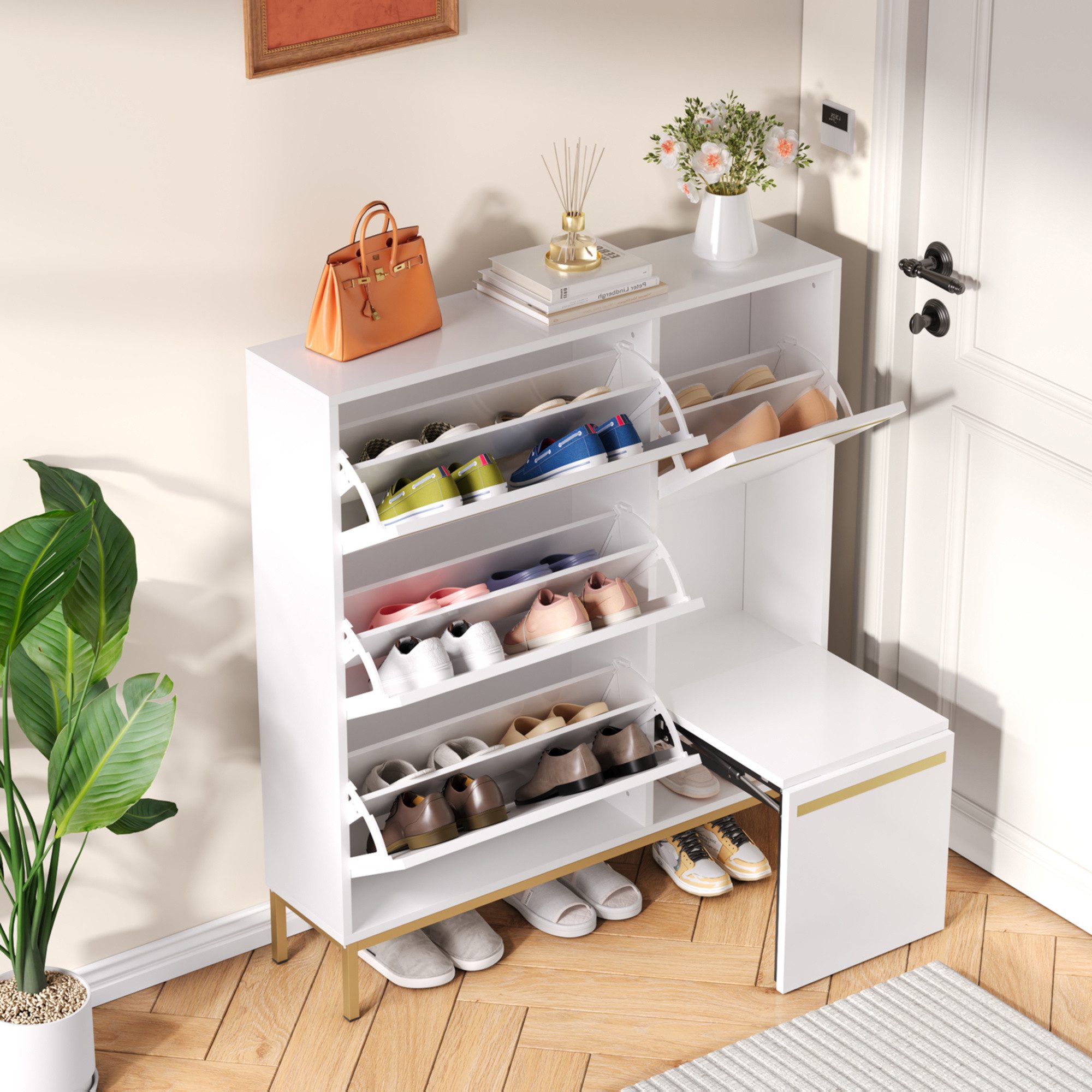 Furnishings Home Schuhschrank Schuhregal Step 3 Schuhständer Schuhkommode m günstig online kaufen