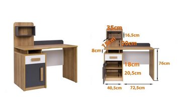 Marmex Möbel Mehrzweckschrank-Set Quatro Set 8, (5-St)