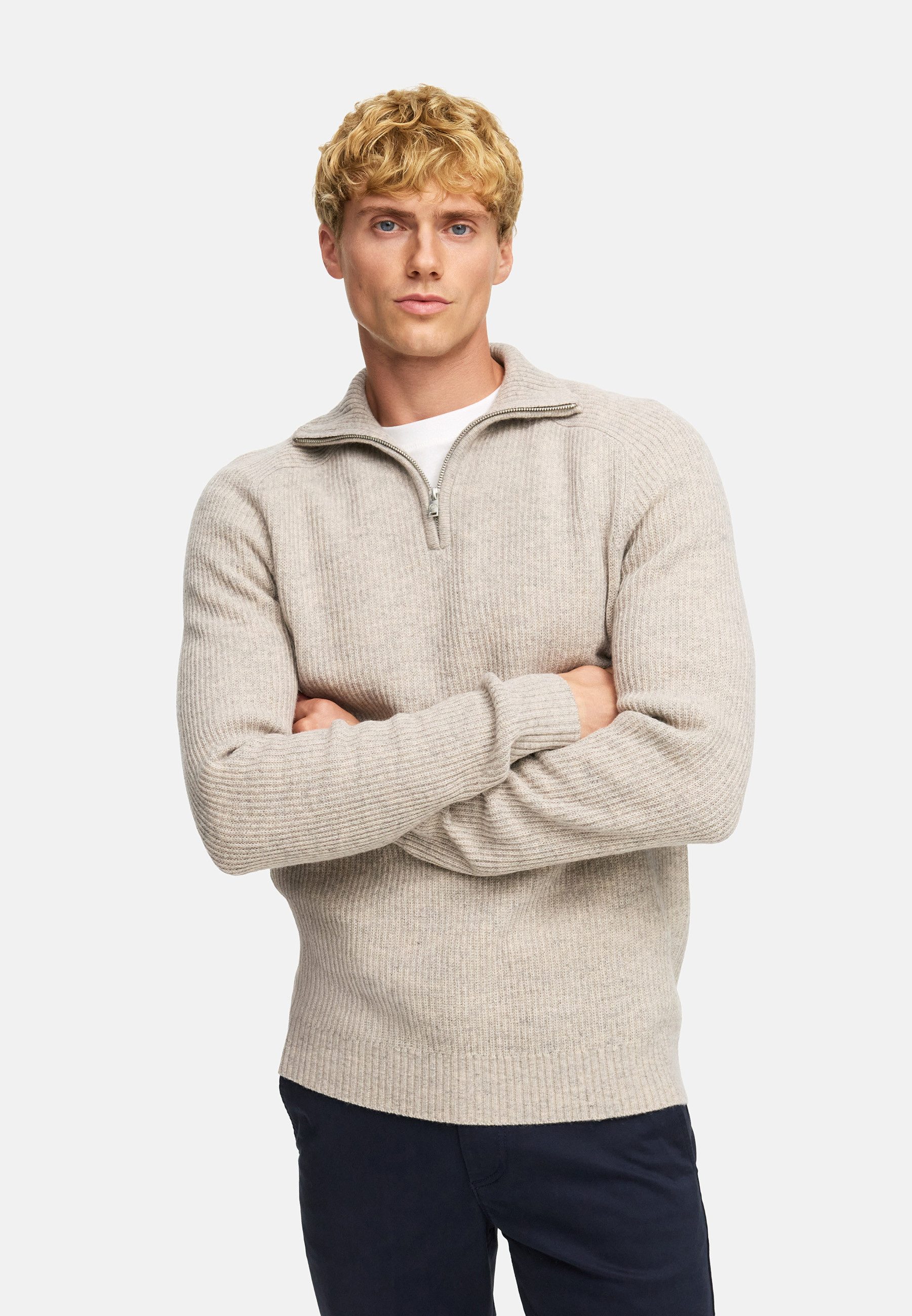 Kronstadt Strickpullover Herren KSDorsey half Pullover Herrenpullover Moder günstig online kaufen