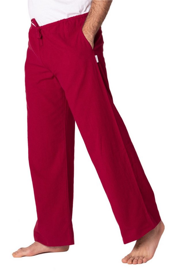 PANASIAM Stoffhose Bequeme Unisex Stoffhose aus feiner Baumwolle für Damen und Herren Freizeithose mit Taschen Relaxhose in großer Farbauswahl