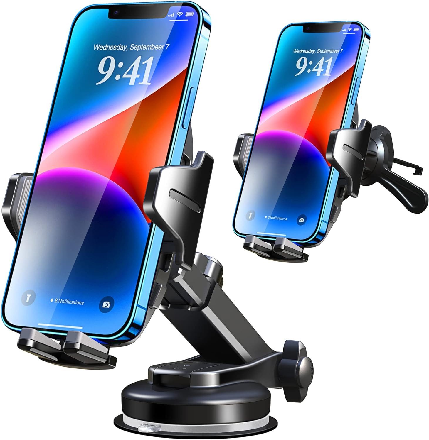 Handy-Halterung Handyhalterung Fahrrad ALU 360° Motorrad Roller Bike Universal