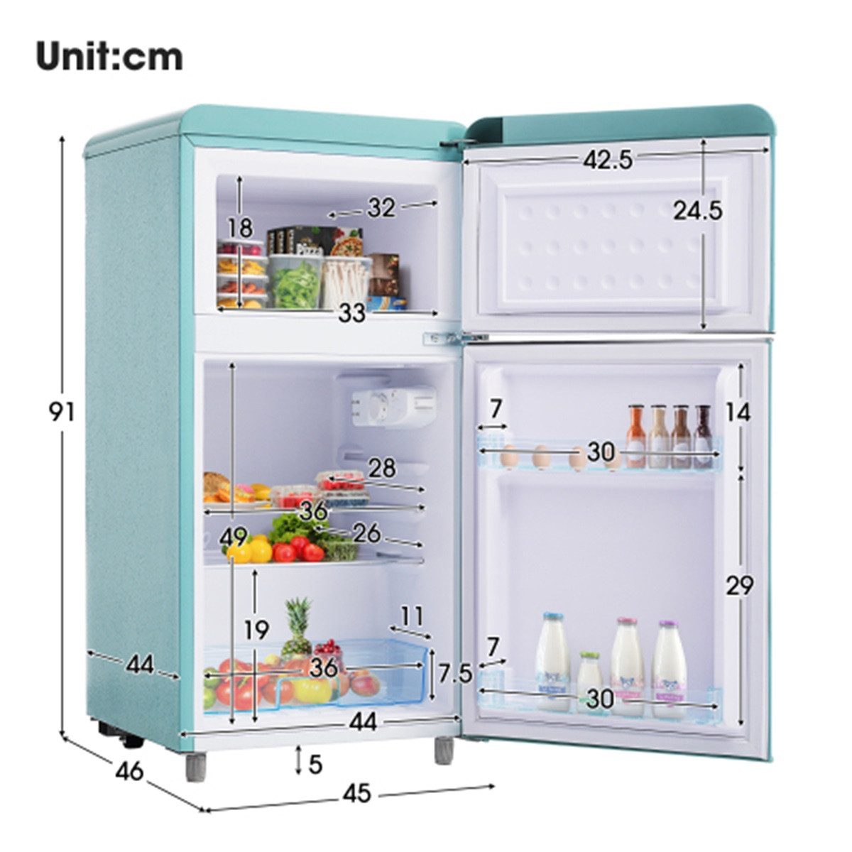 Novzep Kühlschrank BCD-100C