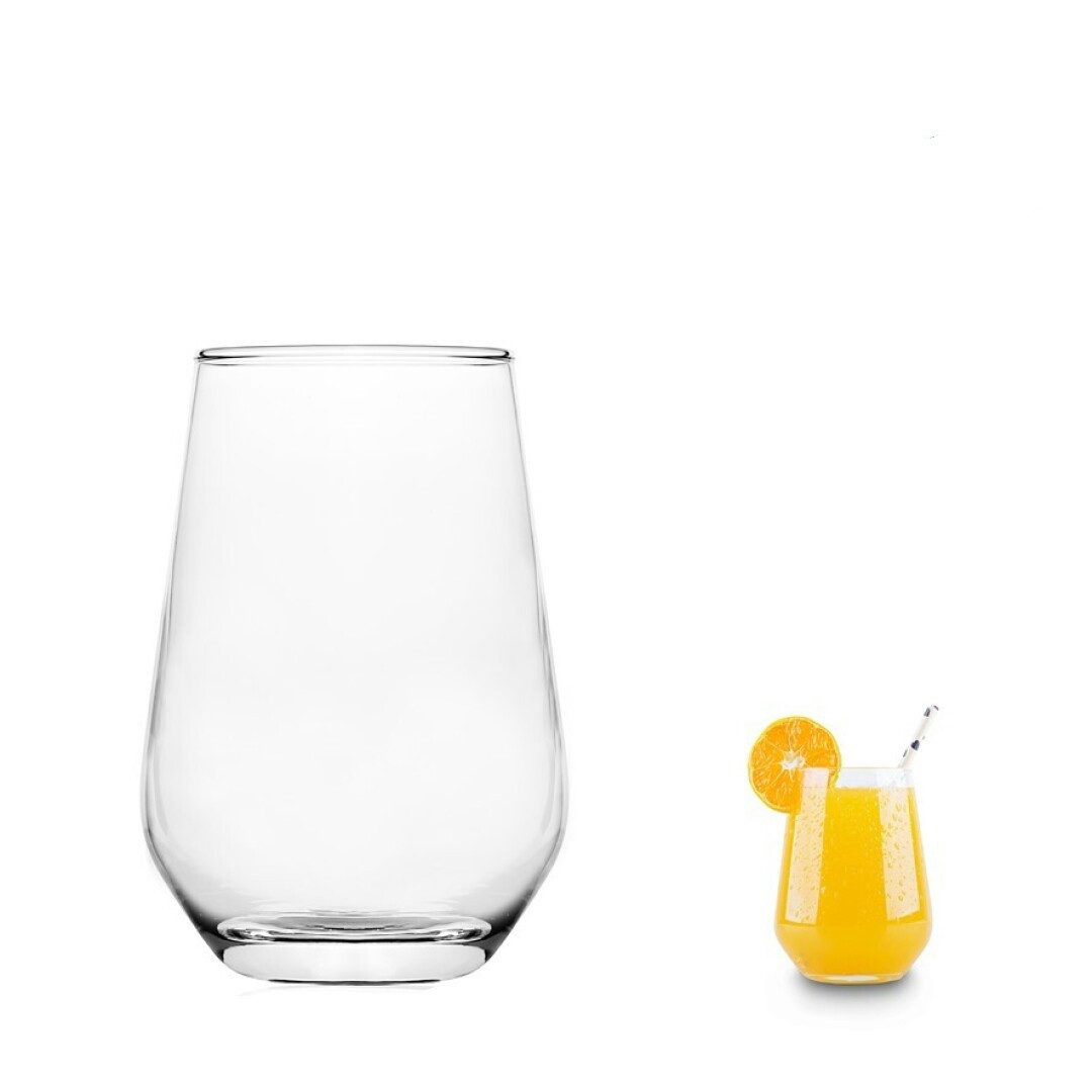 Gläser-Set 6 teiliges Wassergläser Saftgläser Trinkgläser Getränkegläser 440 ml R