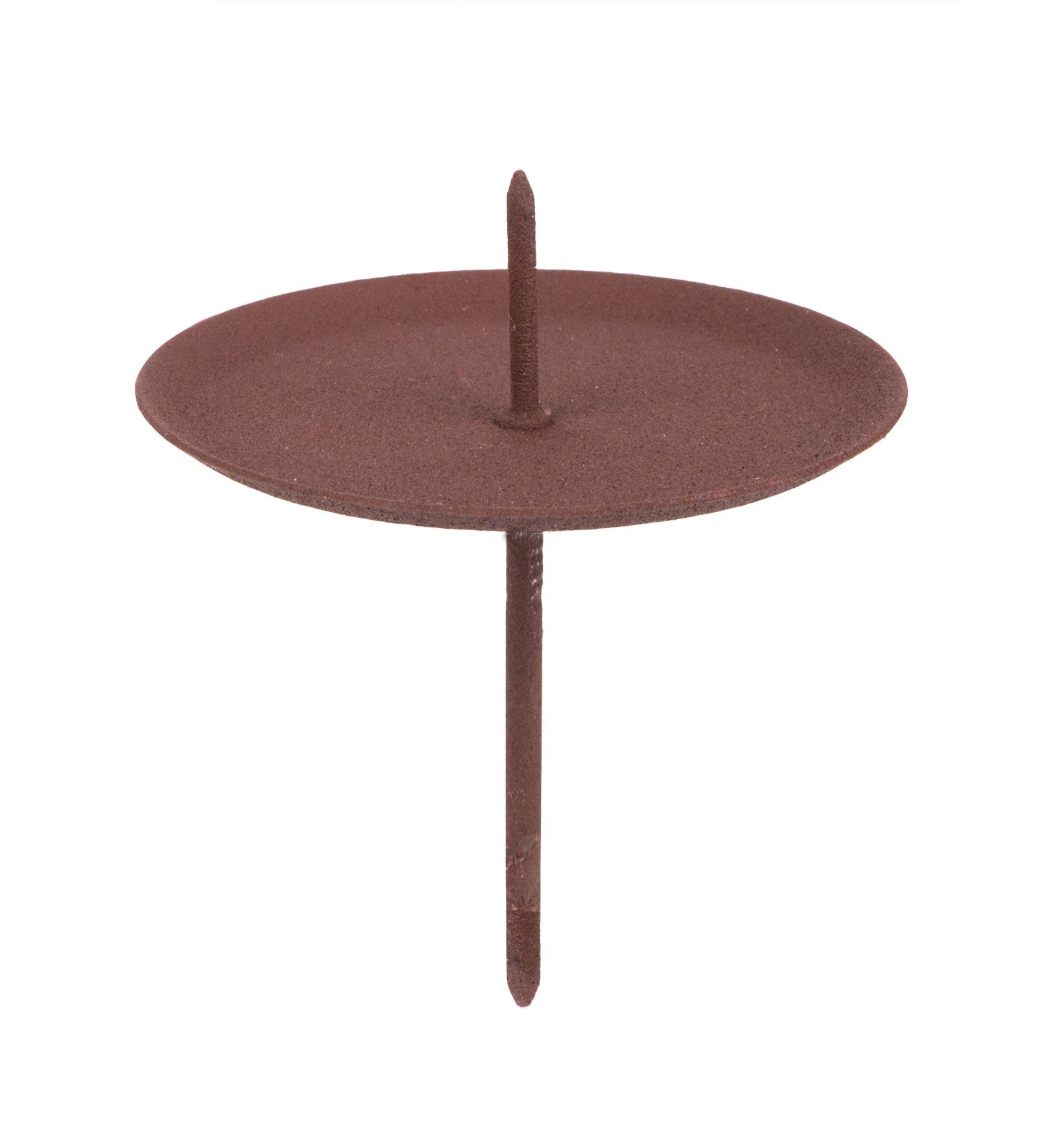 BigDean Kerzenständer 4x Kerzenhalter Adventskranz Rost Braun Ø 6cm Kerzent günstig online kaufen