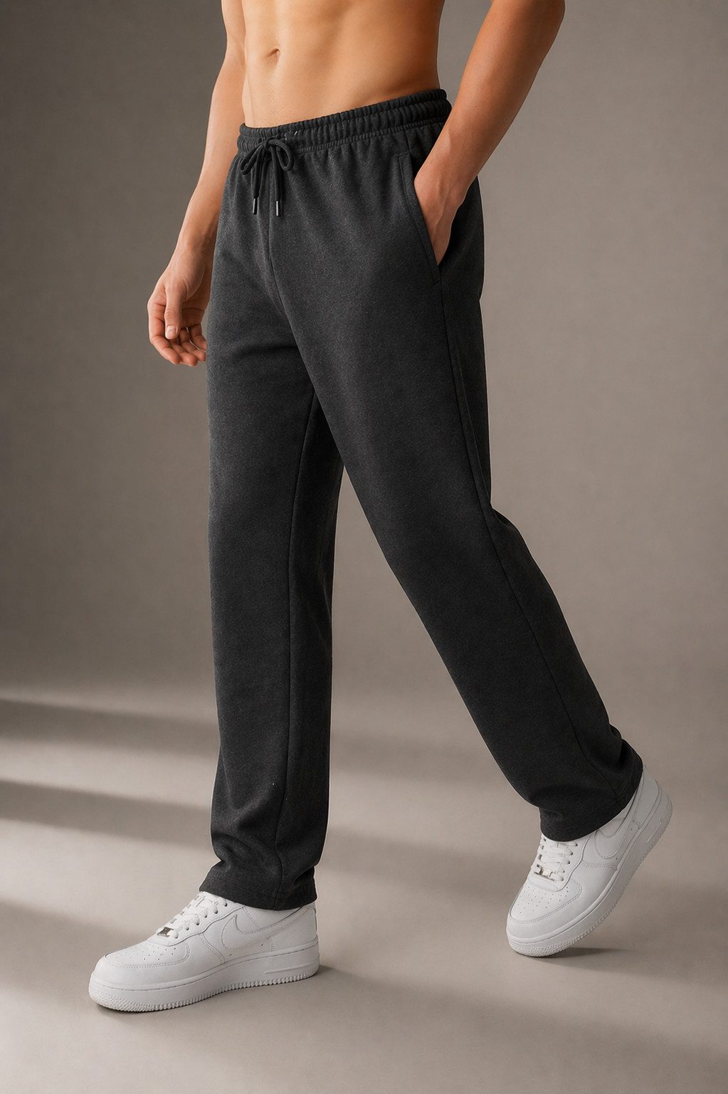 R-CAMP Jogginghose Jogginghose Herren Baumwolle Sweathose Sommer Hose (Packung, 1-tlg., Jogginghose für Herren) Baumwolle Herren Freizeithose Sporthose Trainingshose, modisch, bequem