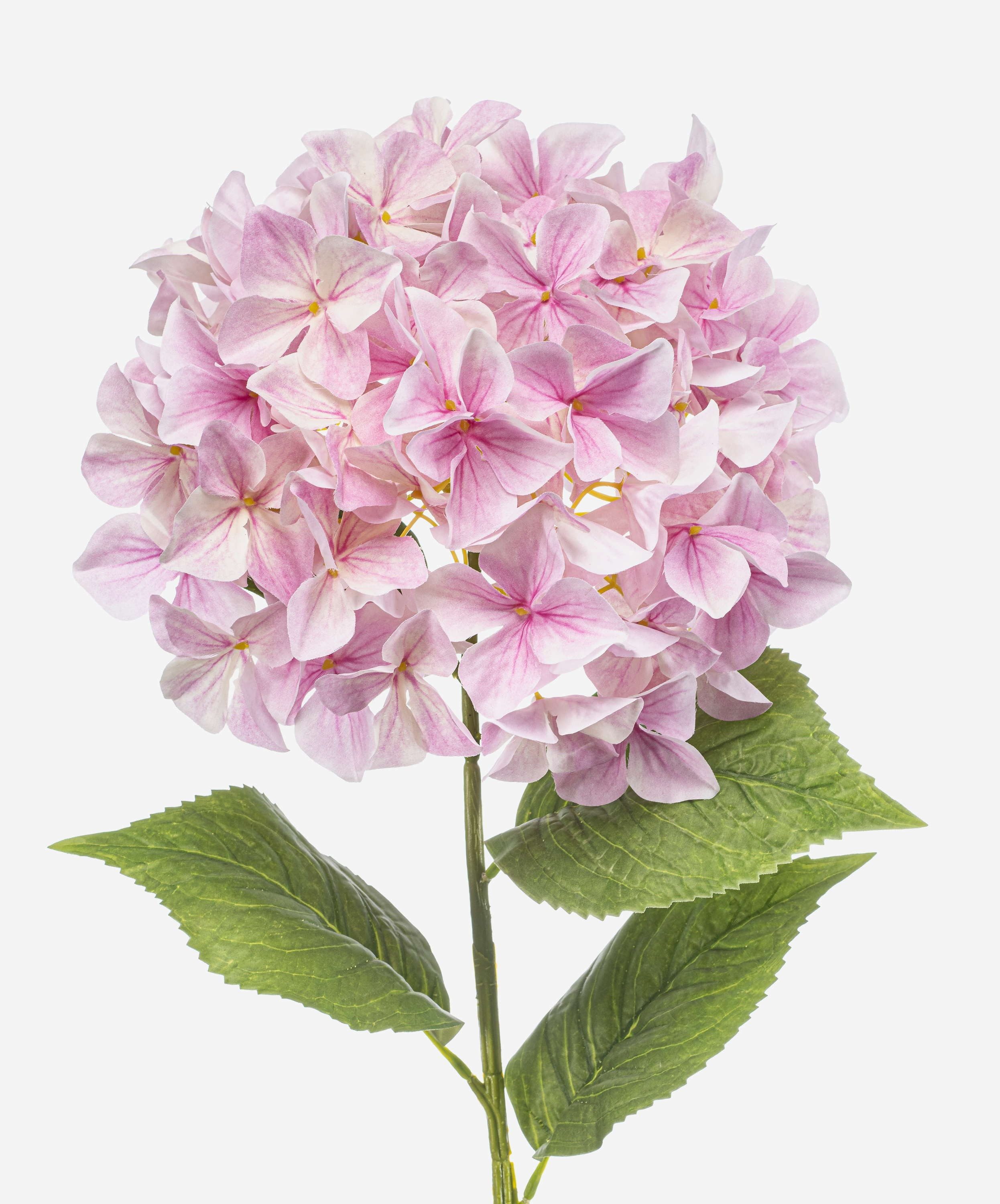 Kunstblume Hortensie Brittany, Hellrosa, 90cm Hortensie, artplants, Höhe 95.0 cm